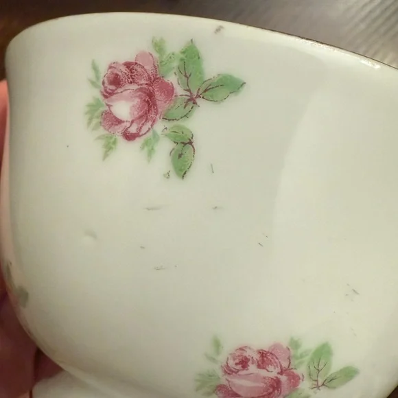Vintage Spring Rose Teacup + Saucer • 6 pieces - Picture 11 of 11